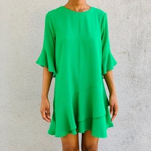 River Island Dresses - River Island (Petite) Green Draped Dress River Island Dresses - River Island (Petite) Green Draped Dress